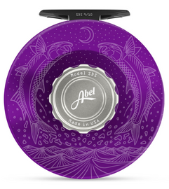 Abel Sealed Drag Salt (SDS) Fly Reel - Custom 9/10 Purple Underwood Moondance