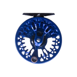 Abel Vaya Fly Reel - Custom 5/6 Wandering Blue Lines Skulls - Blue III