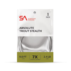 Scientific Anglers Absolute Trout Stealth Leader - 9'